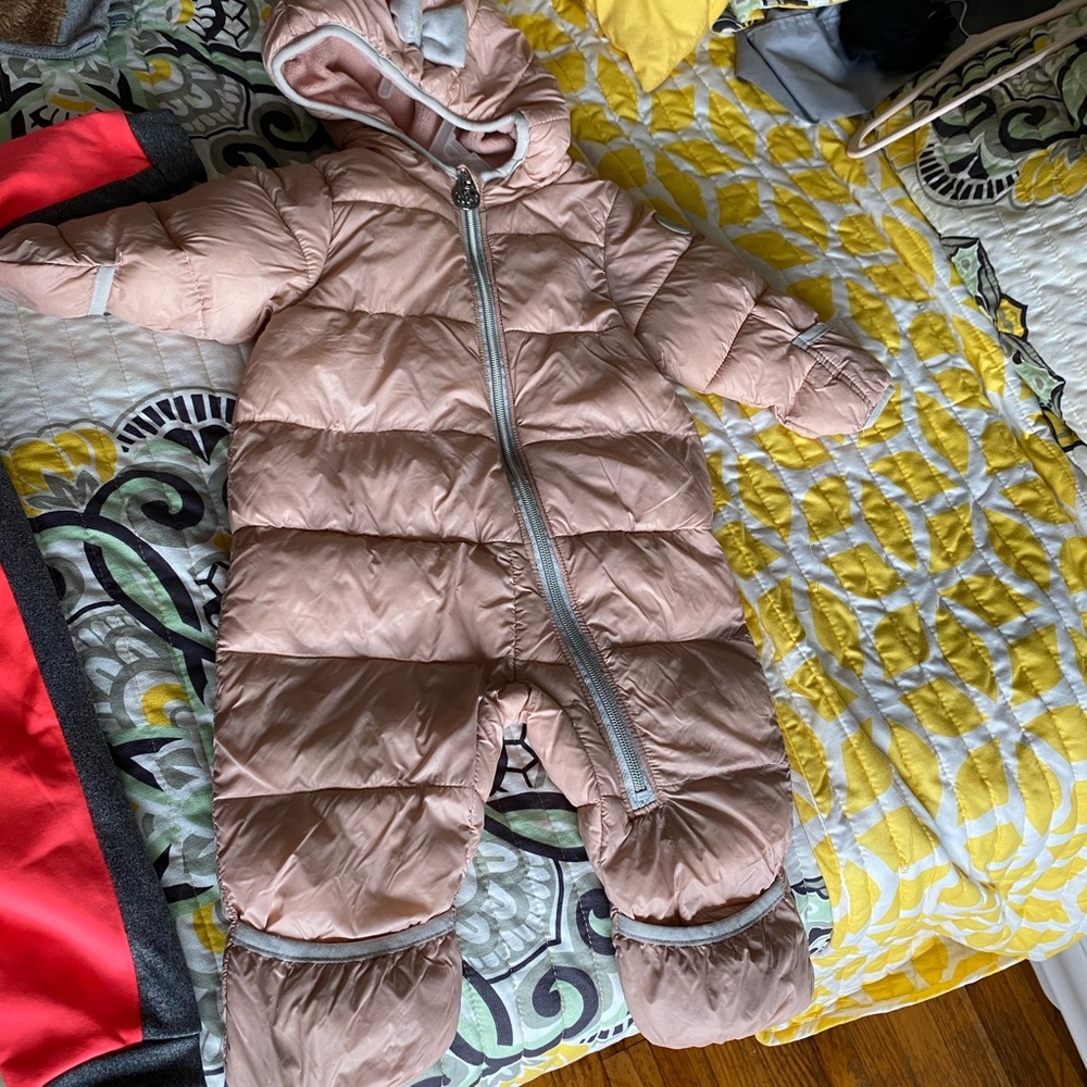 2!! Baby puffer coat & onesie